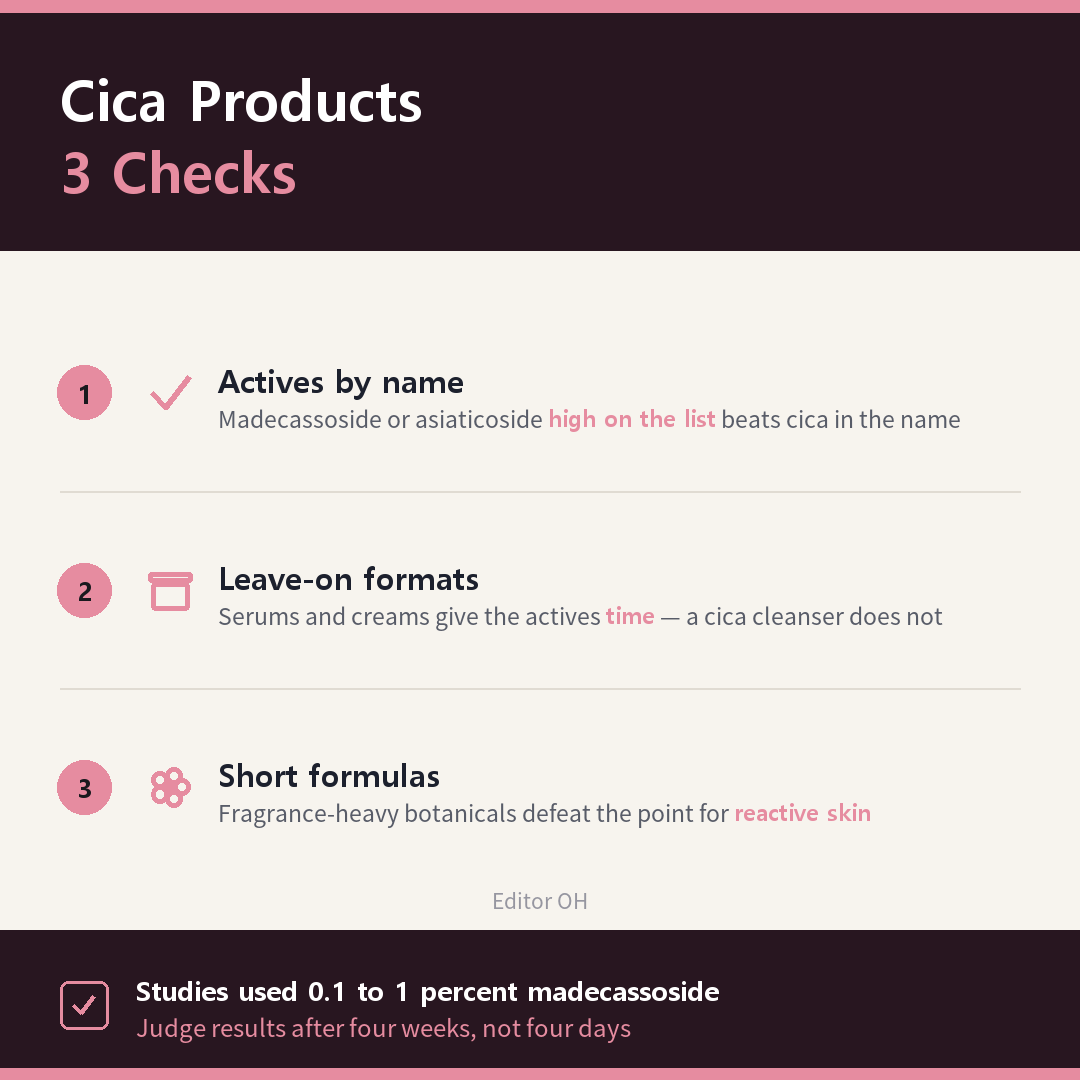 How to choose an effective centella cica product